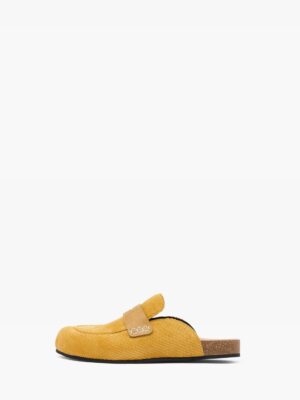 Caramel Loafer Sandy Mules